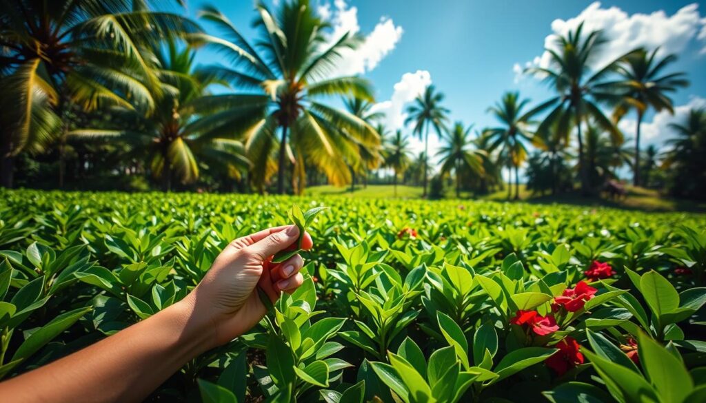 Equator Tea Harvesting