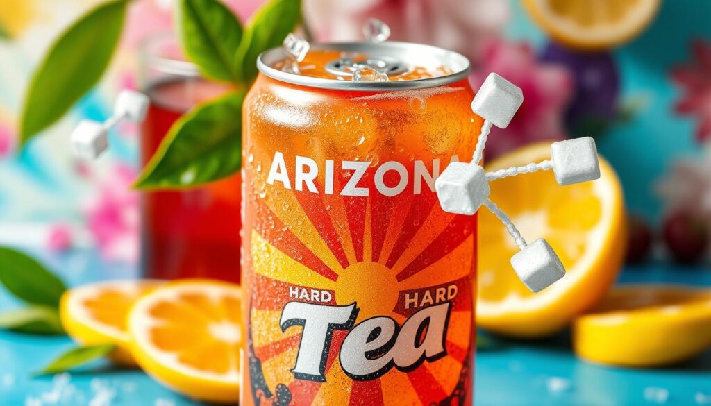 arizona hard tea carbs