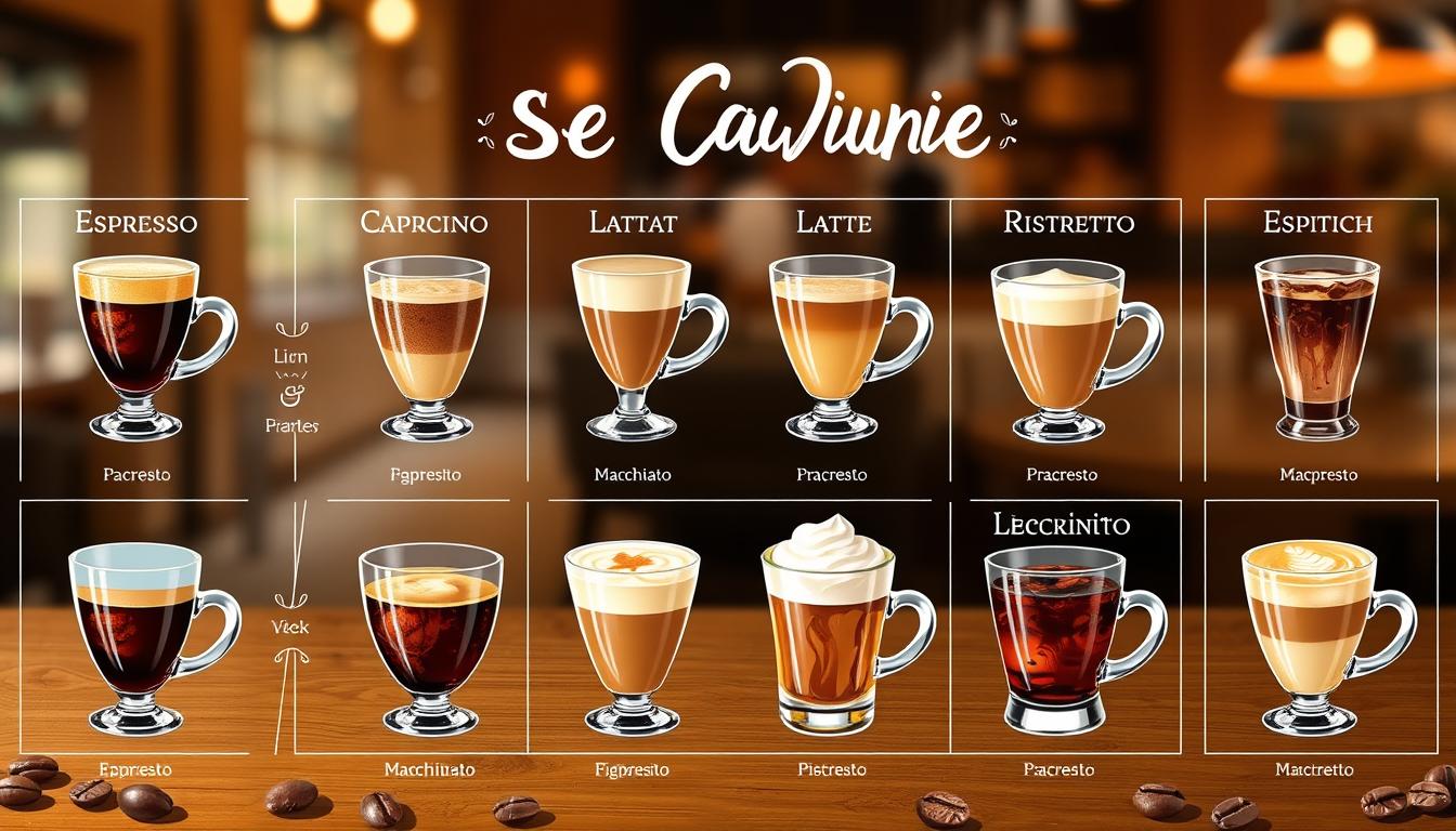 espresso drink chart